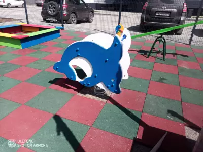 Качалка на пружине Дельфин