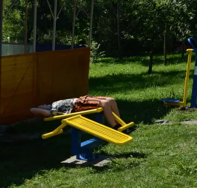 Скамья для пресса сдвоенная